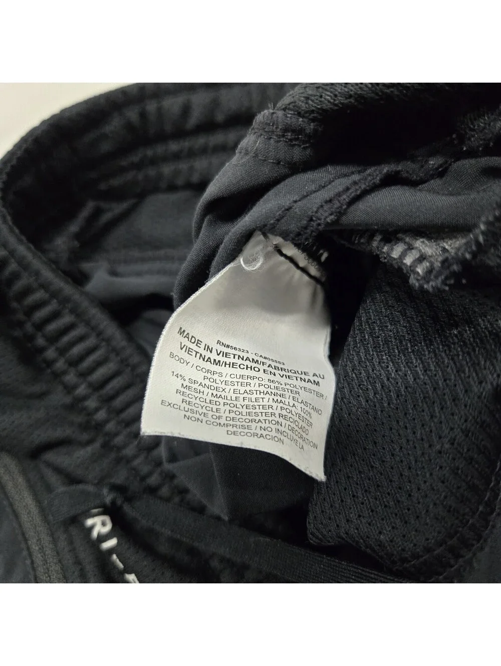 Men's MEDIUM Nike Flex Dry-Fit Black Jogger Pants Zip Pockets Reflective 885280